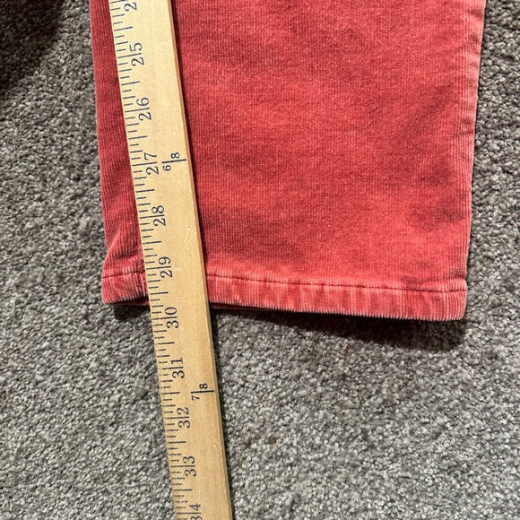 Talbots Simply Flattering Corduroy Pants Women 14 Pink High Rise Straight - Picture 6 of 12